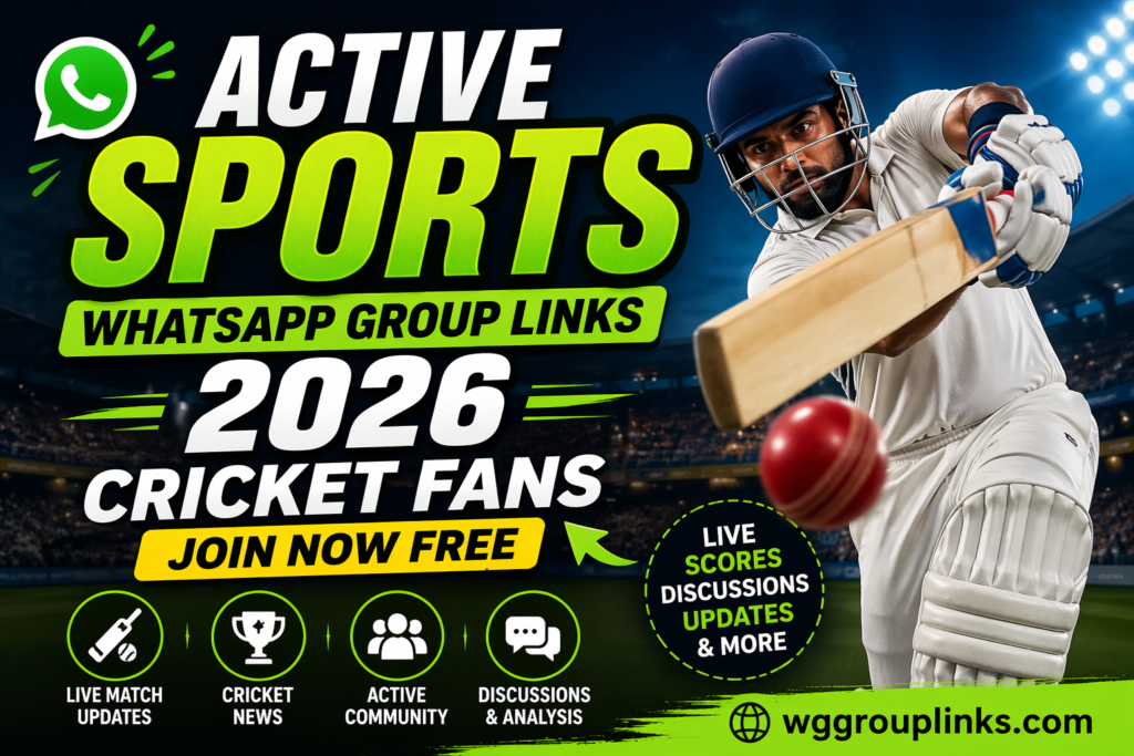 Active Sports WhatsApp Group Links 2026