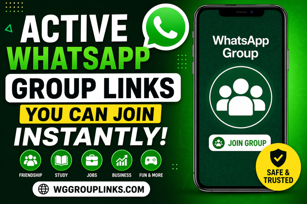 Active WhatsApp Group Links