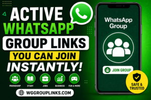 Active WhatsApp Group Links