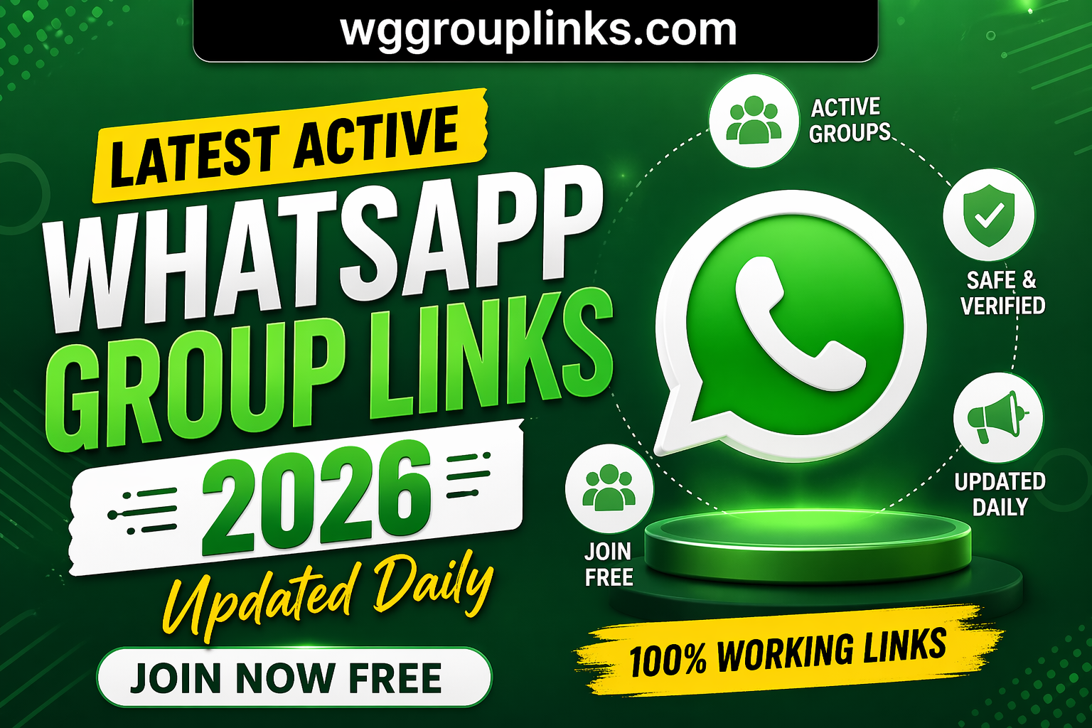 Latest Active Whatsapp Group Links