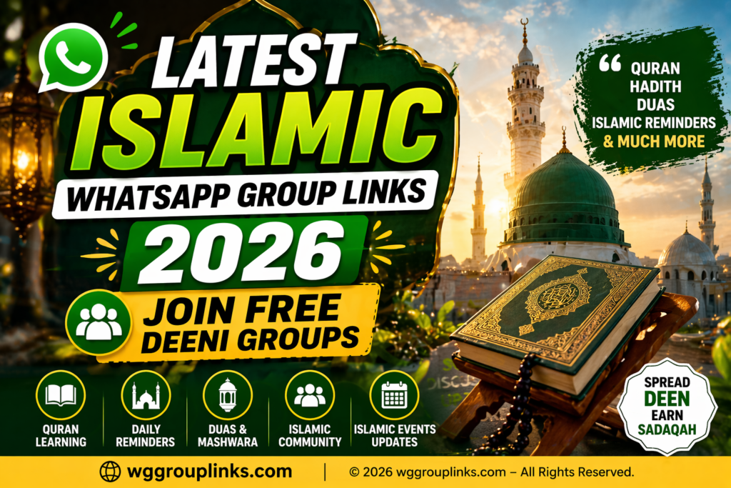 Latest Islamic WhatsApp Group Links