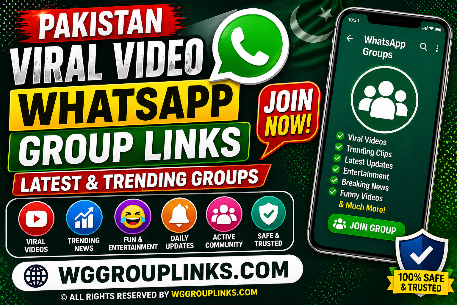 Pakistan Viral Video WhatsApp Group Links – Latest & Trending Groups 2026