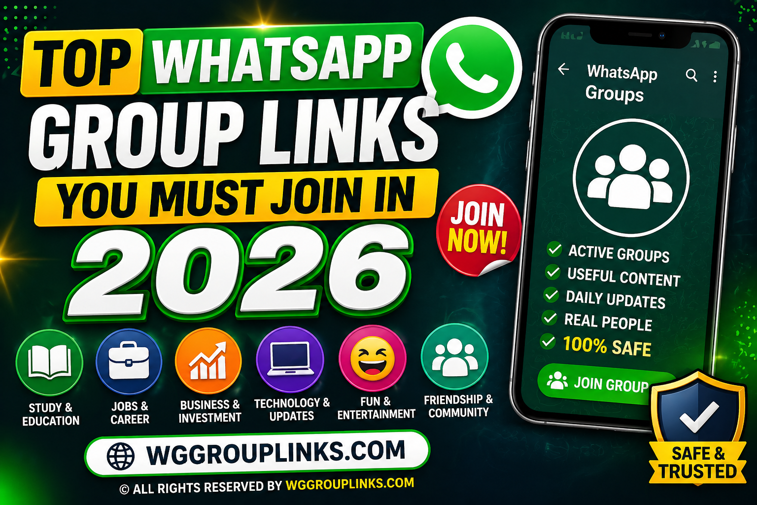 Top WhatsApp Group Links