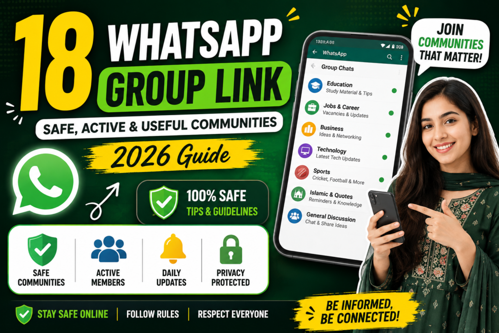 18 WhatsApp Group Link