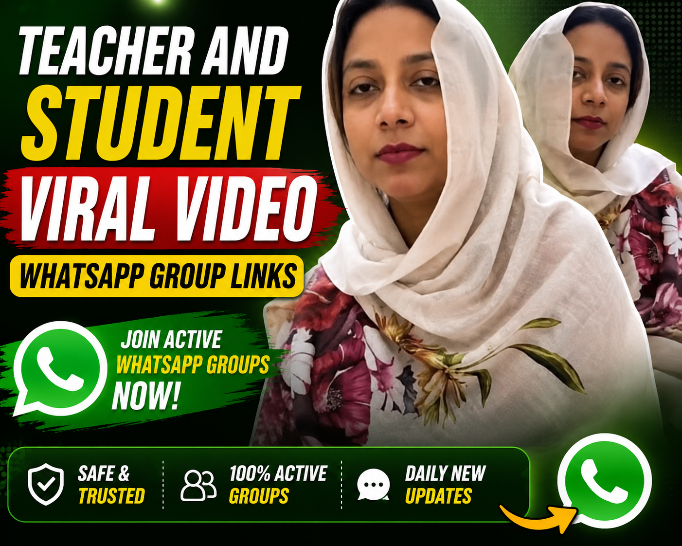Teacher and student viral video WhatsApp Group Links ke bare mein safe guide. Educational communities, privacy tips, joining rules aur WhatsApp safety guidelines jaanen.
