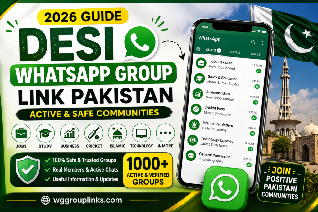 Desi WhatsApp Group Link Pakistan