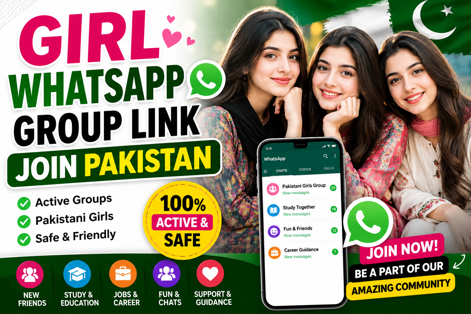 Girl WhatsApp Group Link Join Pakistan 2026