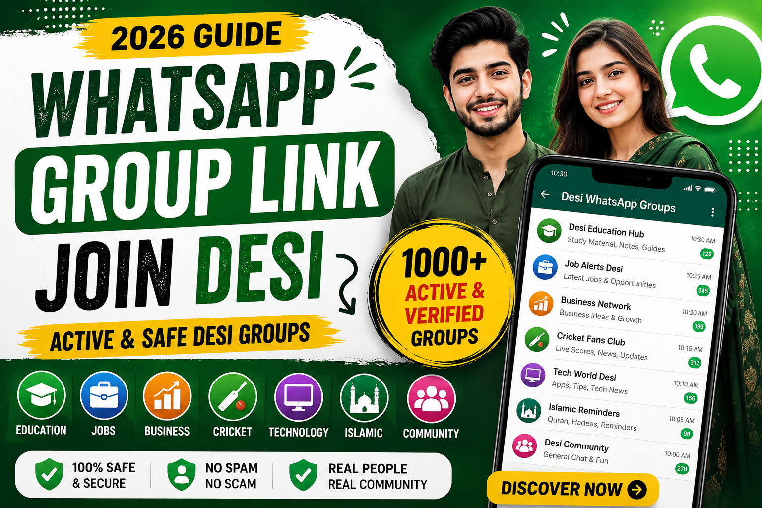 WhatsApp Group Link Join Desi – Active Desi WhatsApp Groups